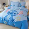 Juego de cuatro piezas con estampado de dibujos animados de Disney de algodón, 100% algodón puro, adorable ropa de cama auténtica de la propiedad intelectual Zootopia