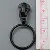 No. 5 Tiradores de Cremallera, Tirador de Nailon Negro por Electroforesis, Tirador de Cremallera Metálico para Bolsos y Ropa, Tirador de Cremallera de Aleación de Zinc