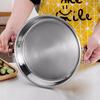 Placa de Acero Inoxidable 304 para Piel Fría, Placa para Cocer al Vapor Fideos Casera Guoguo, Herramienta para Hacer Rollos de Arroz de Piel Fría, Plato Espesado para Pasteles