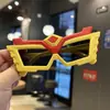Óculos de Sol para Meninos Óculos de Sol Foto Desenho Animado Polarizado Robô Silicone Infantil Menino Pernas Macias Festival Mecha