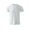 Série Ice Silk Refrescante! Tecnologia de perfuração a laser~Camiseta casual esportiva de manga curta para treinamento abrangente de verão para homens