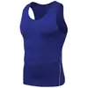 Camiseta sin mangas ajustada de estilo americano casual para hombre, comercio exterior transfronterizo de Amazon, para fitness, deportes, capa base, running y entrenamiento, sin mangas
