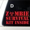 Adesivos de mão de zumbi sangrenta transfronteiriços novos Adesivos de carro de Halloween adesivos reflexivos de horror de mão sangrenta