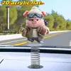 Nuevo Encantador Colgador de Acrílico Plano de Animales Lindos con Resorte para Espejo Retrovisor de Coche, Mochila o Llavero de Amazon