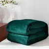 Manta de franela de comercio exterior, manta de aire acondicionado de color sólido para las cuatro estaciones, manta de vellón coral, sábana para siesta, toalla individual y doble, edredón fino