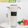 Balde de Flor de Ferro com Alça Dupla, Balde de Flor de Arte em Ferro, Balde para Flores Secas para Decoração de Casa de Floricultura, Vaso de Flores, Arte Floral
