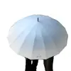 Paraguas Publicitario Recto de 16 Varillas, Doble Uso para Sol y Lluvia, Recubrimiento Negro Engrosado, Protección Solar, Protección UV, Paraguas Personalizable con Impresión de Logo