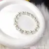 Pulseira de Pérolas de Cristal Austríaco de Design Sofisticado 8mm Joias Acessíveis de Luxo Pulseira