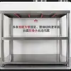 Rack de Armazenamento para Bancada de Aço Inoxidável Rack para Micro-ondas Bancada Espessa de Cozinha Suporte de Fogão a Gás de Três Camadas