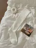 Calcetines holgados para mujer con borde ligeramente enrollado, moldeadores de pierna, color liso, holgados, casuales, estilo suave, adelgazantes, versátiles, largos, estilo JK