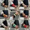 Pulseras Populares Transfronterizas Europeas y Americanas, Pulseras Anchas de Ola Irregular Manchadas de Acrílico, Pulseras de Nicho de Alta Gama para Mujer