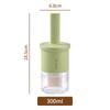 Cepillo de aceite de silicona resistente a altas temperaturas para el hogar, con botella, para cocina, panqueques, barbacoas, horneados, de grado alimenticio, cepillo de aceite integrado, botella