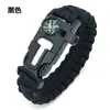 Pulsera de Paracord Pulsera de Supervivencia Multifuncional Cinco en Uno Cuerda de Mano de Siete Hilos para Acampar al Aire Libre Iniciador de Fuego