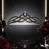 Coroa Fashion com Zircônias Acessórios Faixa de Cabeça Coroa Fabricante de Adereços de Cabeça Adereços de Cabeça para Noiva Casamento Combinação para Fotos Atacado