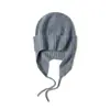 Chapéu 100% Caxemira Pura para Mulheres, Chapéu de Tricô Liso para Afinar o Rosto com Amarração, Chapéu de Aviador, Chapéu Trapper Quente para Proteger as Orelhas, Chapéu para Clima Frio
