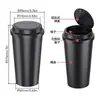 Cubo de Basura para Coche, Cubo de Basura Portátil, Portavasos para Coche, Cubo de Almacenamiento para Cáscaras de Basura, Cubo de Basura