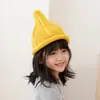 Chapéus Japoneses e Coreanos Transfronteiriços Europeus e Americanos Chapéus de Tricô Masculinos Chapéus de Lã Chapéus com Borda Dobrada Chapéus de Chupeta Família Femininos Costa e Fora da Agulha Chapéus Adultos