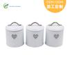 Fabricantes BSCI latas selladas Amazon cocina azúcar Café Té almacenamiento latas de hierro galvanizado latas de almacenamiento