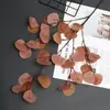 26 piezas, 35 piezas de hojas de manzana artificiales para bodas, hoteles, arreglos florales para el hogar, decoración de locales y venta al por mayor transfronteriza