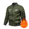 Primavera e Outono Nova Força Aérea ma1 jaqueta piloto masculina pesado bordado tanque uniforme de beisebol jaqueta moda trabalho jaqueta