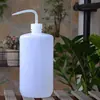 Boca puntiaguda boca curva botella exprimible herramienta riego de flores casero botella rociadora pequeña cuidado de flores regadera para plantas de interior pico largo