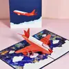 Tarjeta de felicitación tridimensional hecha a mano para viajes de jubilación universal creativa, Tarjeta de regalo de vacaciones de verano en la playa, Regalo universal de cumpleaños