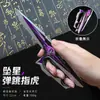 Versión Mejorada del Cuchillo Polaris Acción Delta Periférico Automático Retráctil y Rebotante Modelo de Aleación Juguete para Niños