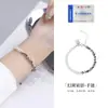 Pulseira de Prata Esterlina S925 com Pérola Imitação Shijia Pedra Manchada Pulseira Feminina Ins Nicho Design de Alto Padrão Joias Atacado