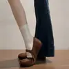 Zapatos planos bajos de moda estilo retro francés para mujer, nuevos zapatos Mary Jane versátiles de otoño 2026 para combinar con faldas