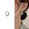 Pendientes de Vid de Nudo Versátiles Estilo Coreano Ins Nicho Diseño de Lujo Ligero Chapados en Cobre con Oro Real de 18K Venta al por Mayor
