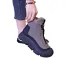Botas de Nieve de Suela Gruesa Transfronterizas para Mujer, Nuevo Estilo de Invierno, Forradas de Felpa, Engrosadas, Versátiles, que Aumentan la Altura, Antideslizantes, Zapatos de Algodón Cálidos para Mujer, Botines