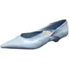 Zapatos Casuales para Mujer 2026 Primavera y Otoño Nueva Moda Versátiles Zapatos de Tacón de Gato Huecos Zapatos de Punta Fina Cómodos de Tacón Bajo para Mujer