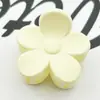 Presilha de cabelo com flor fosca para prender o cabelo na parte de trás da cabeça, para rabo de cavalo, com bola na ponta, estilo sofisticado, presilha de tubarão para atacado