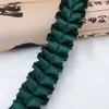 Cinta de Poliéster de 4 cm Línea Media Encaje Fruncido de Descuento Flor de Mano Cinta para Empaquetar Cajas de Regalo Adornos para Ropa Zapatos Sombrero 30 metros