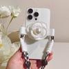 Cordão para celular Camellia, longo, ajustável, tiracolo, pendurado, corrente, clipe traseiro universal, pingente de corrente para celular