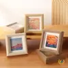 Marco de Fotos Cuadrado 456 pulgadas Óleo Pastel Xiaohongshu Hueco Tridimensional 10*10cm Marco para Caligrafía Colgante de Espécimen de Mariposa