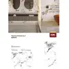 1200x3000 Formato Grande Roca Porcelánica Panel de Pared Fondo para Vestíbulo Sala de Estar de Villa Veta Continua Piedra de Lujo Roca Porcelánica Placa Grande
