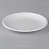 Venta Directa de Fábrica Plato Blanco de Plástico para Buffet 10 pulgadas PC No se Rompe Plato de Cena Plato de Acrílico para Frutas