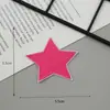 Novo Adesivo de Tecido Estrela de Cinco Pontas Acessórios para Roupas Roupas Sapatos e Chapéus Patches Estrelas para Passar a Ferro Chapéu Decoração de Roupas Patches