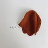 Gorro de lana para bebé, gorro de bebé de Corea del Sur, primavera y otoño, tejido fino, con protección para las orejas, bonito gorro tipo jersey para hombre y mujer, para niños, moda de invierno.