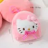 Monedero de Felpa Lindo de Dibujos Animados, Estuche para Auriculares de Muñeca 3D Femenino, Bolsa Portátil con Cremallera para Guardar Monedas al por Mayor