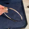 Pulsera Abierta Trenzada Redonda de Circonita Minimalista Estilo Coreano, Brazalete Elegante de Lujo Ligero, Joyería Versátil de Gama Alta Nicho