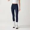 Calça de Yoga Feminina Cintura Alta Levanta Bumbum Cintura de Gel Pêssego Tamanho Grande Justa Calça Fitness Calça Esportiva de Micropressão Leggings para Corrida