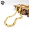 Cadena cubana de acero inoxidable y titanio WH, estilo hip hop, para hombre, collar, pulsera, cadena de molienda formulada, cadena de mezclilla