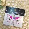 Ventas de pegatinas faciales de cebolla en polvo exquisito diseño de dibujos animados lindo pegatinas faciales realistas