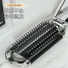 Pente pequeno dobrável especial para mulheres cabelo longo pente com almofada de ar pente com bolsa de ar pente massageador de couro cabeludo espelho integrado portátil