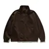 Ropa Vintage 25 Otoño Nuevo Moda Callejera Japonesa Color Sólido Sudadera con Media Cremallera y Cuello Alto para Hombre Pulóver Holgado