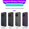 Funda magnética para teléfono adecuada para Apple 17Promax iPhone16 Patrón de fibra de carbono Antideslizante 15 Anticaída 14 Funda protectora