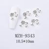 Joyas para uñas 3D, accesorios tridimensionales para uñas, aleación de diamantes, cabeza de belleza, decoraciones para niñas, venta al por mayor, taladro para uñas, joyería