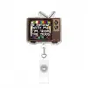 Porta-credencial retráctil automático 360 grados transfronterizo con clip para tarjetas de identificación del personal del hospital.